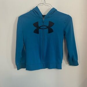 Under Armour Kids Teal Full-Zip Hoodie